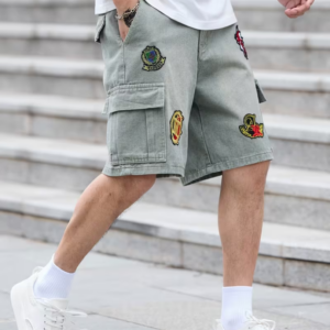 Street Style Multi-Pocket Cargo Shorts