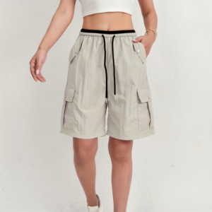 Women's High-Waisted Cargo Shorts