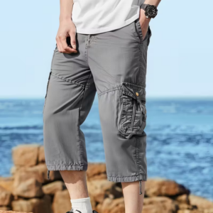 Non-Stretch Fabric Casual Shorts for Men