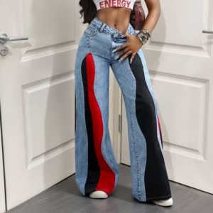 Women's High-Waisted Wide-Leg Jeans