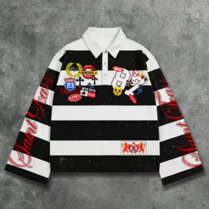 Men's Streetwear Long-Sleeve Printed T-Shirt